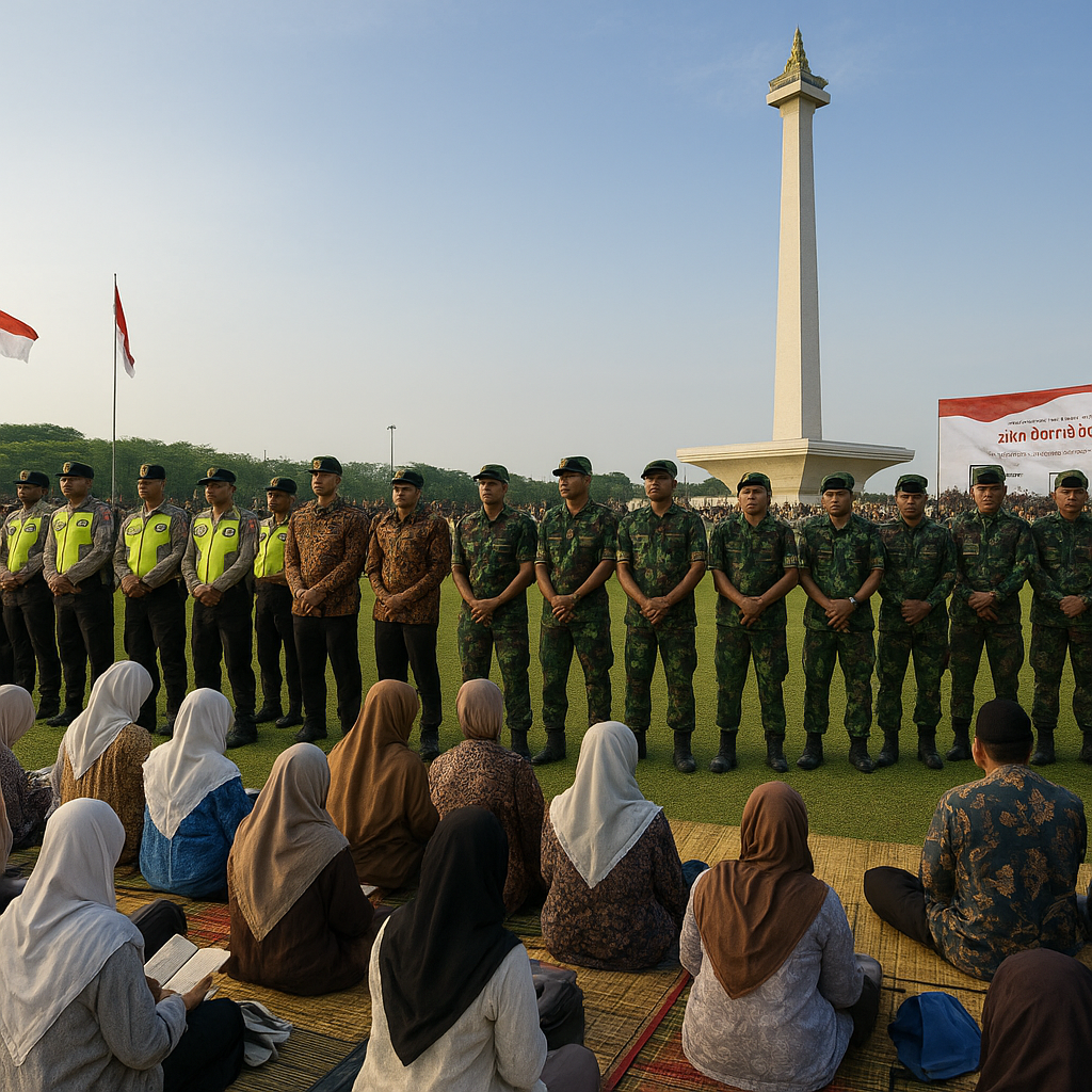 Polda Metro Kerahkan 1.263 Personel Amankan Doa Kebangsaan di Monas