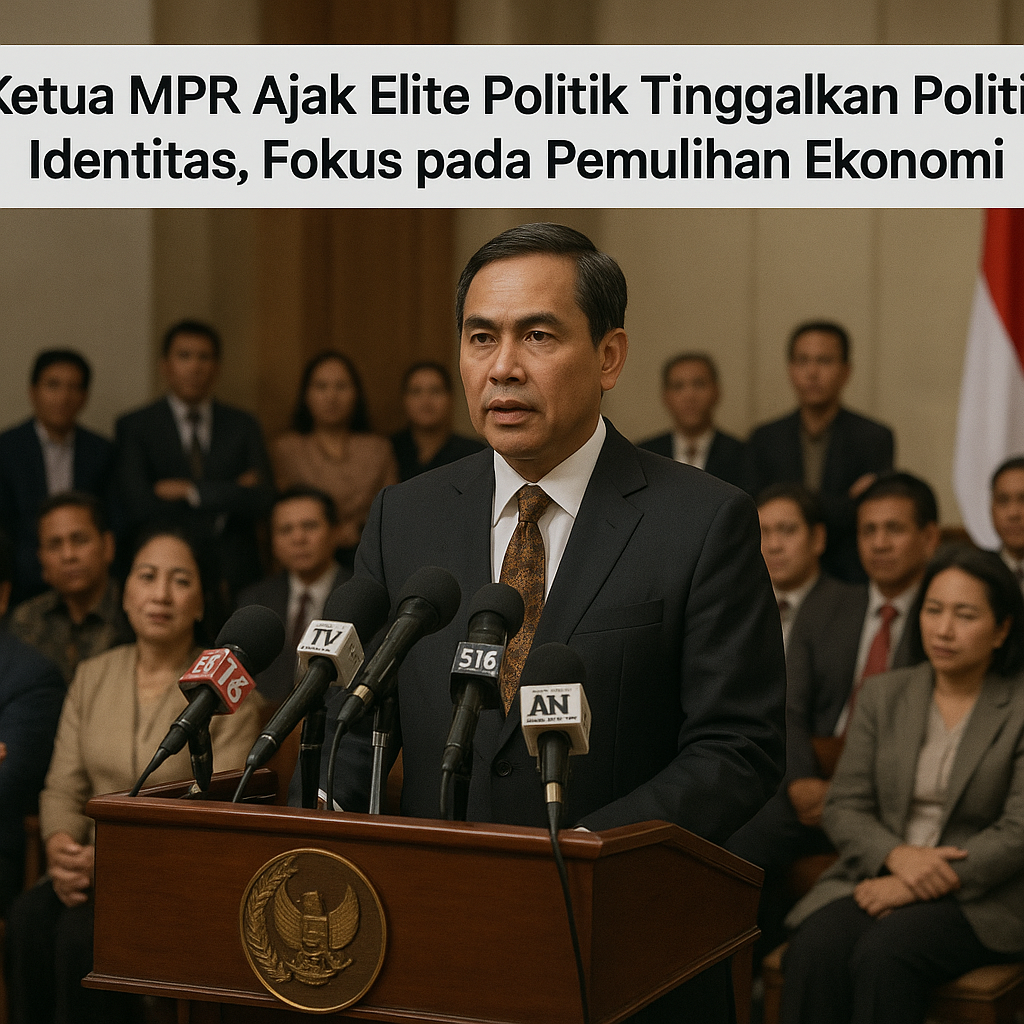 Ketua MPR Ajak Elite Politik Tinggalkan Politik Identitas, Fokus pada Pemulihan Ekonomi