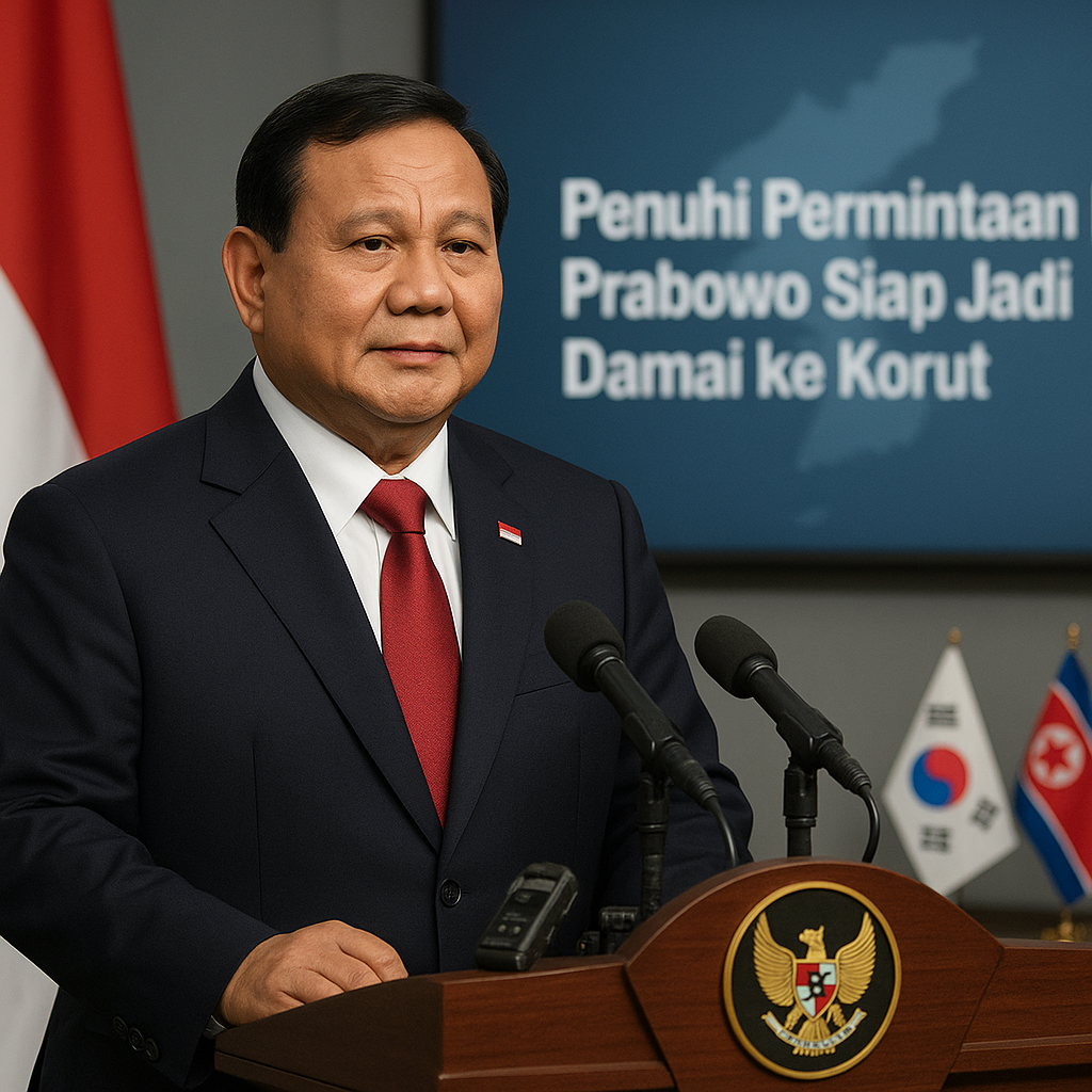 Penuhi Permintaan Korsel, Prabowo Siap Jadi Jembatan Damai ke Korut