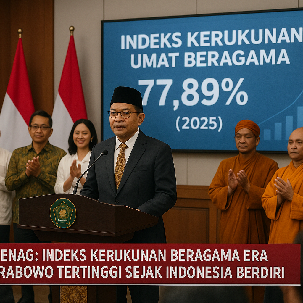 Menag: Indeks Kerukunan Beragama Era Prabowo Tertinggi Sejak Indonesia Berdiri
