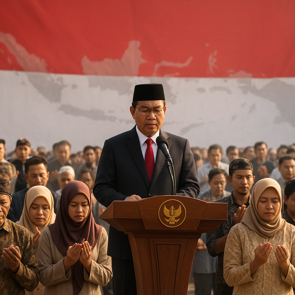 Doa Kebangsaan HUT ke-81, Menteri Agama: Indonesia Punya Modal Jadi Episentrum Peradaban