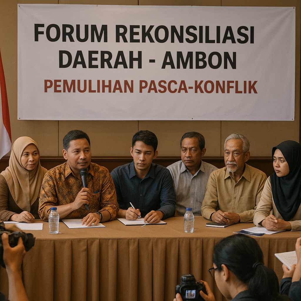 Forum Rekonsiliasi Daerah Digelar di Ambon, Bahas Pemulihan Pasca-Konflik