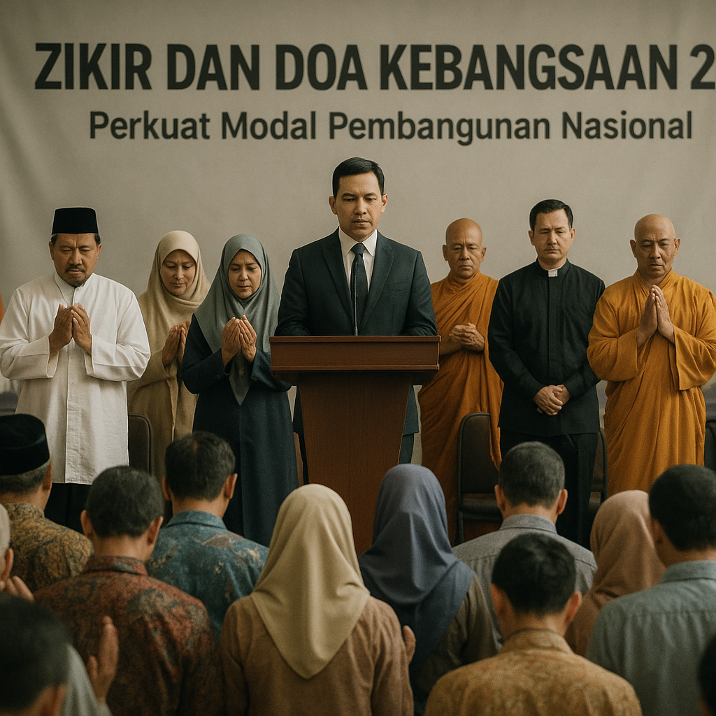 Zikir dan Doa Kebangsaan 2026 Perkuat Modal Pembangunan Nasional