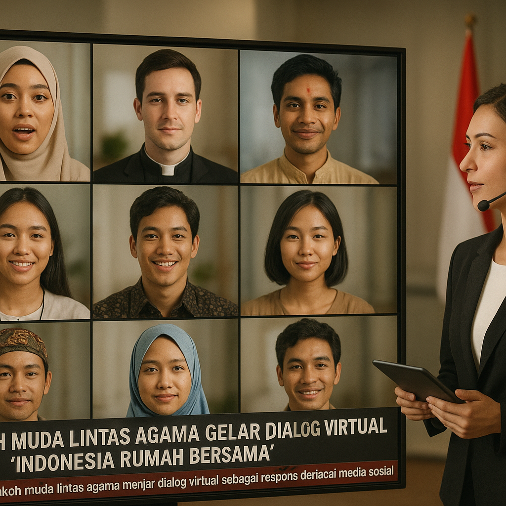Tokoh Muda Lintas Agama Gelar Dialog Virtual 'Indonesia Rumah Bersama'