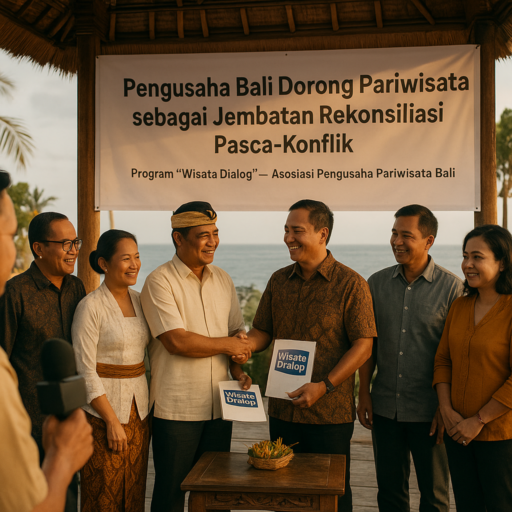 Pengusaha Bali Dorong Pariwisata sebagai Jembatan Rekonsiliasi Pasca-Konflik