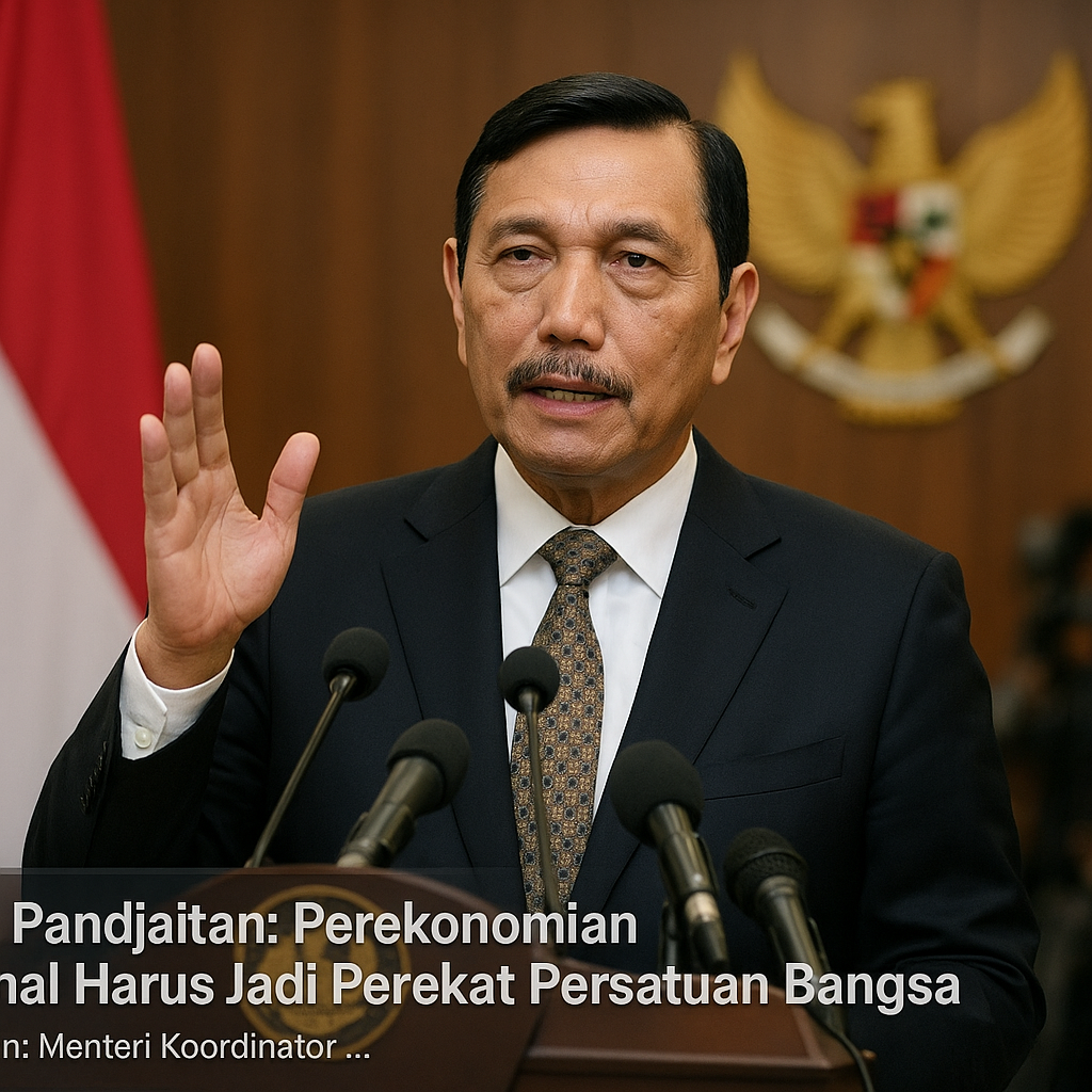 Luhut Pandjaitan: Perekonomian Nasional Harus Jadi Perekat Persatuan Bangsa