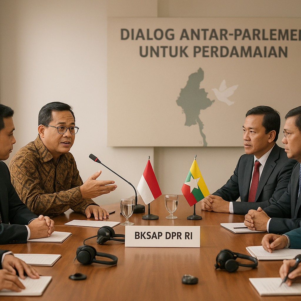 BKSAP DPR Dorong Dialog Antar-Parlemen untuk Perdamaian di Myanmar