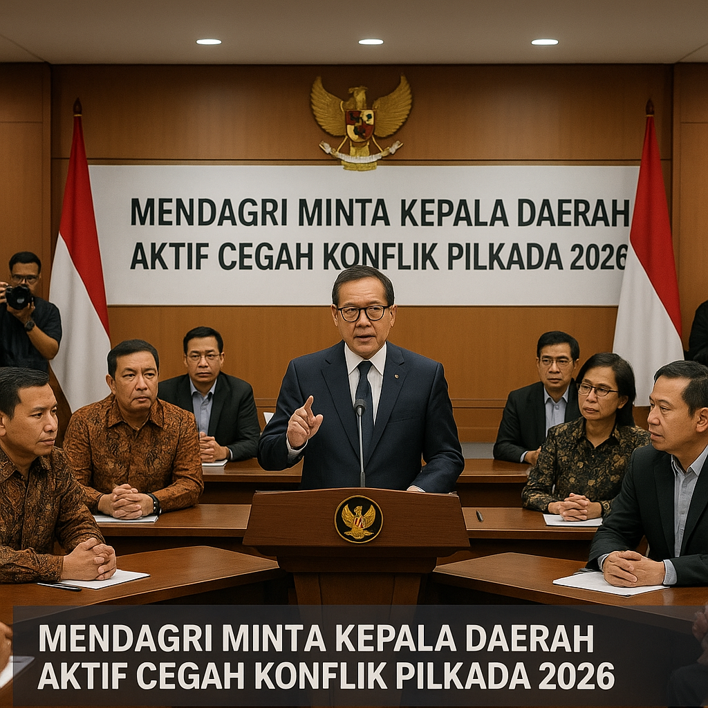 Mendagri Minta Kepala Daerah Aktif Cegah Konflik Pilkada 2026