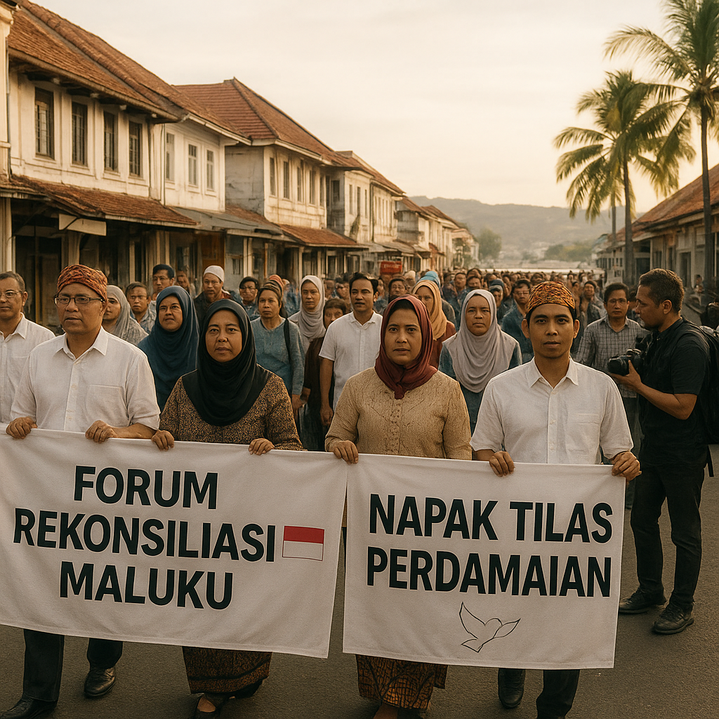 Forum Rekonsiliasi Maluku Gelar Napak Tilas Perdamaian di Ambon
