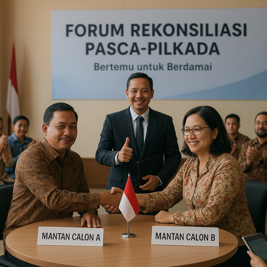 Forum Rekonsiliasi Pasca-Pilkada Digelar di Beberapa Daerah, Ajak Mantan Pasangan Calon Berdamai