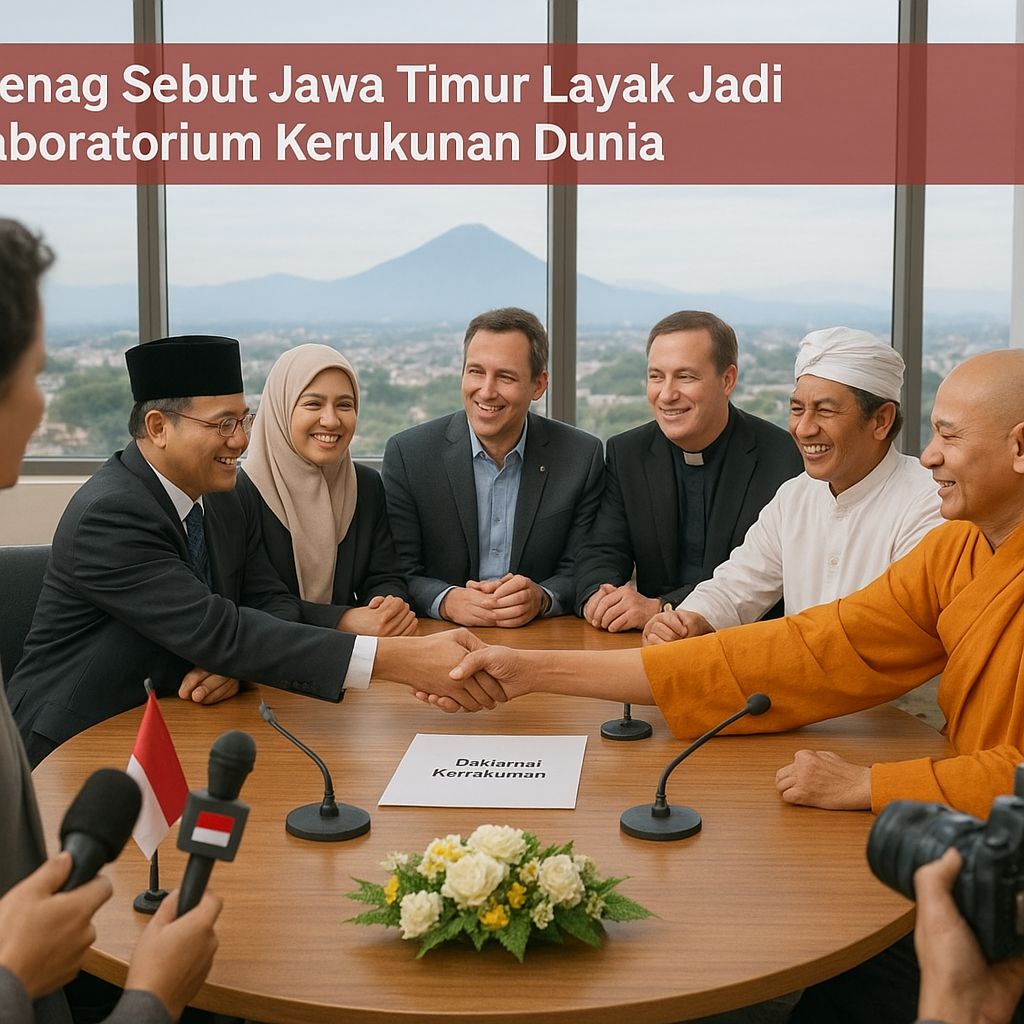 Menag Sebut Jawa Timur Layak Jadi Laboratorium Kerukunan Dunia