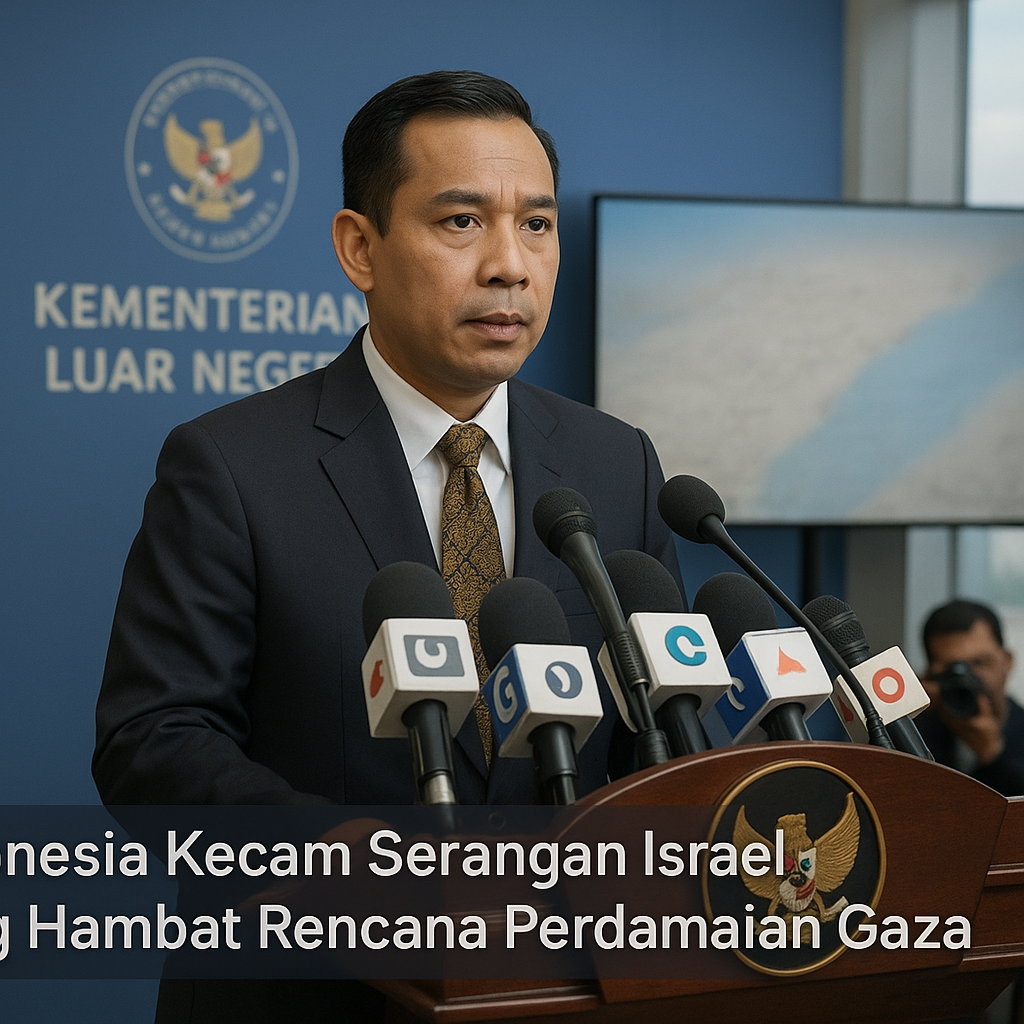 Indonesia Kecam Serangan Israel yang Hambat Rencana Perdamaian Gaza