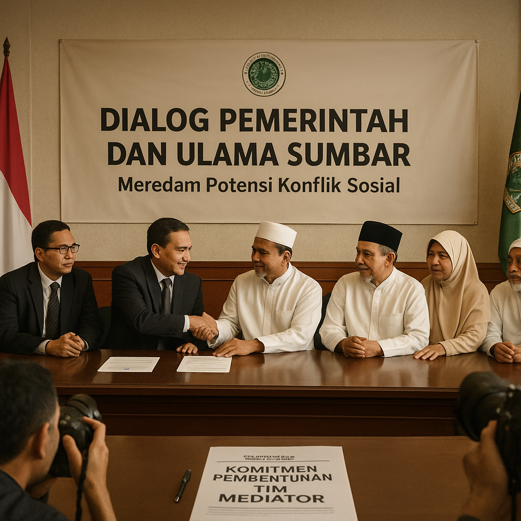 Pemerintah dan Ulama Sumbar Gelar Dialog untuk Meredam Potensi Konflik Sosial