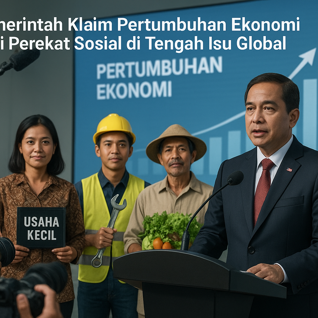 Pemerintah Klaim Pertumbuhan Ekonomi Jadi Perekat Sosial di Tenga Isu Global