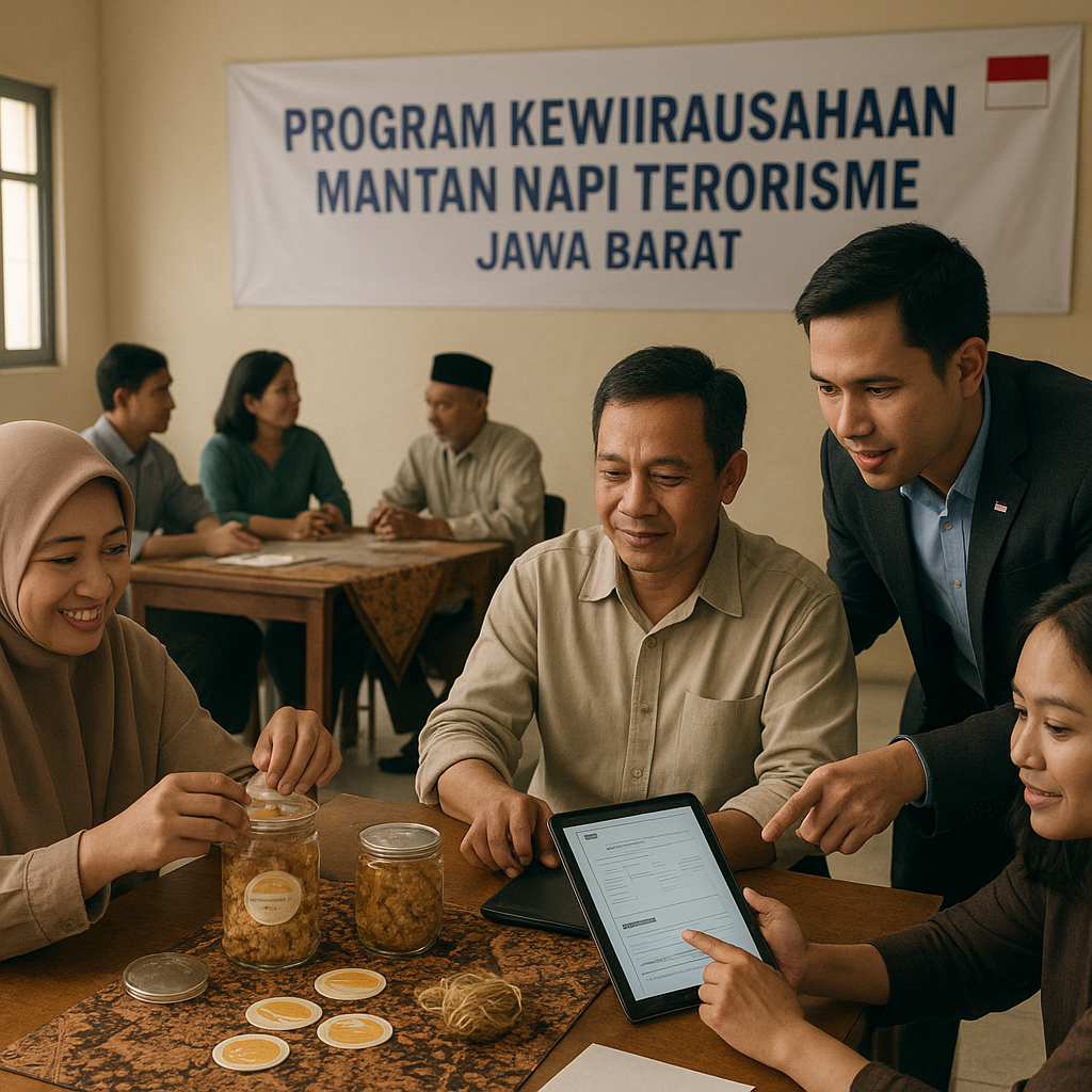 Mantan Napi Terorisme di Jawa Barat Cerahkan Masa Depan Lewat Kewirausahaan