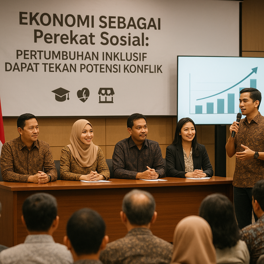 Ekonomi Sebagai Perekat Sosial: Pertumbuhan Inklusif Dapat Tekan Potensi Konflik