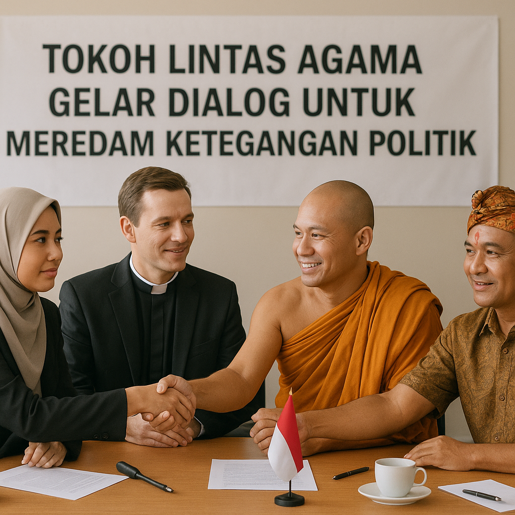 Tokoh Lintas Agama Gelar Dialog untuk Meredam Ketegangan Politik