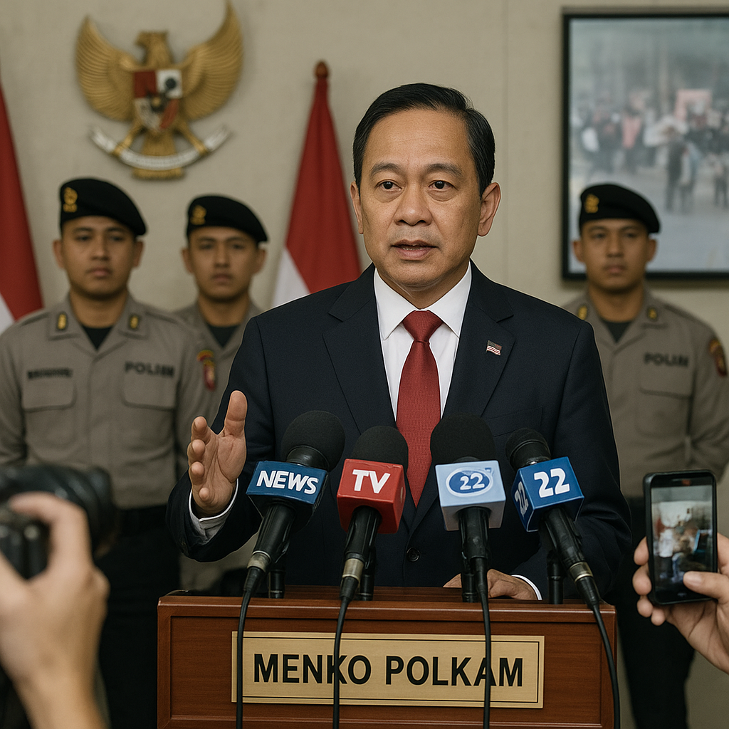 Menko Polkam Imbau Pengunjuk Rasa Tidak Anarkis, Pemerintah Akan Tindak Pelanggar Hukum