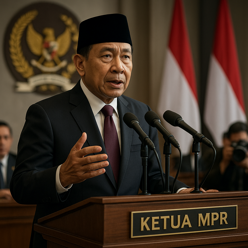 Ketua MPR Ajak Semua Pihak Jaga Stabilitas Politik Jelang Sidang Tahunan