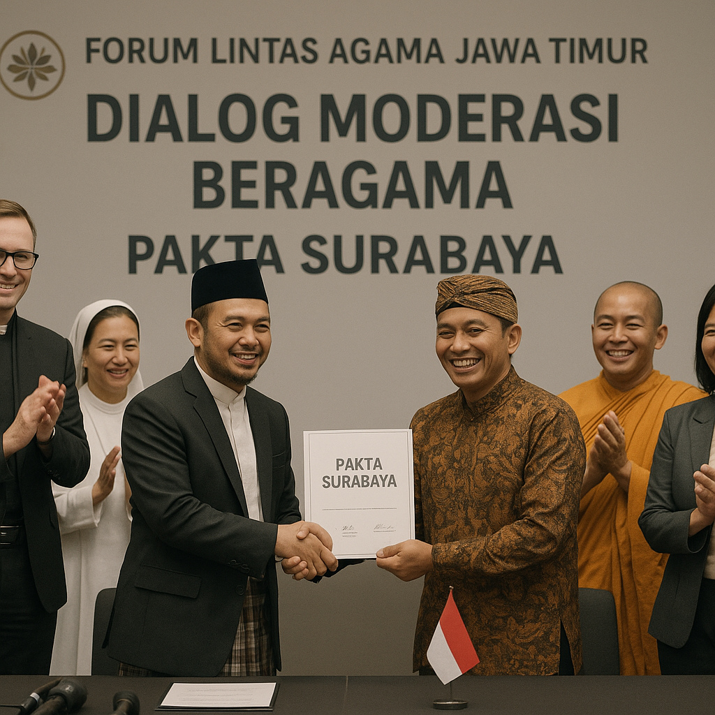 Forum Lintas Agama Jatim Gelar Dialog, Tekankan Peran Moderasi Jaga Kerukunan