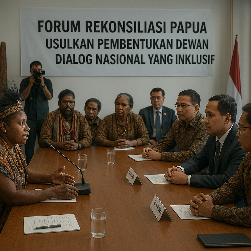 Forum Rekonsiliasi Papua Usulkan Pembentukan Dewan Dialog Nasional yang Inklusif