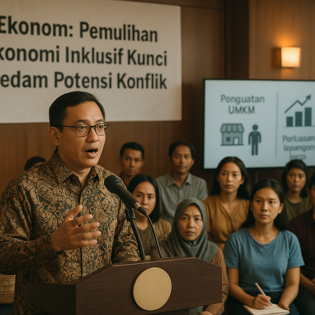 Ekonom: Pemulihan Ekonomi Inklusif Kunci Redam Potensi Konflik Sosial