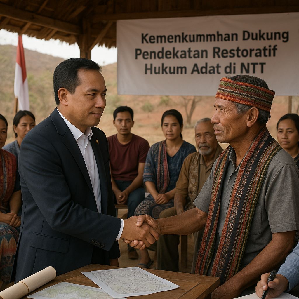 Kemenkumham Dukung Pendekatan Restoratif Hukum Adat di NTT untuk Atasi Konflik Lahan