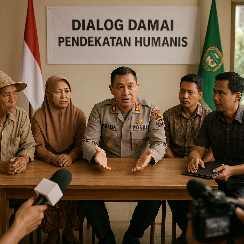Kapolda Sumut: Pendekatan Humanis dan Dialog Utama dalam Penanganan Konflik Petani-Perusahaan