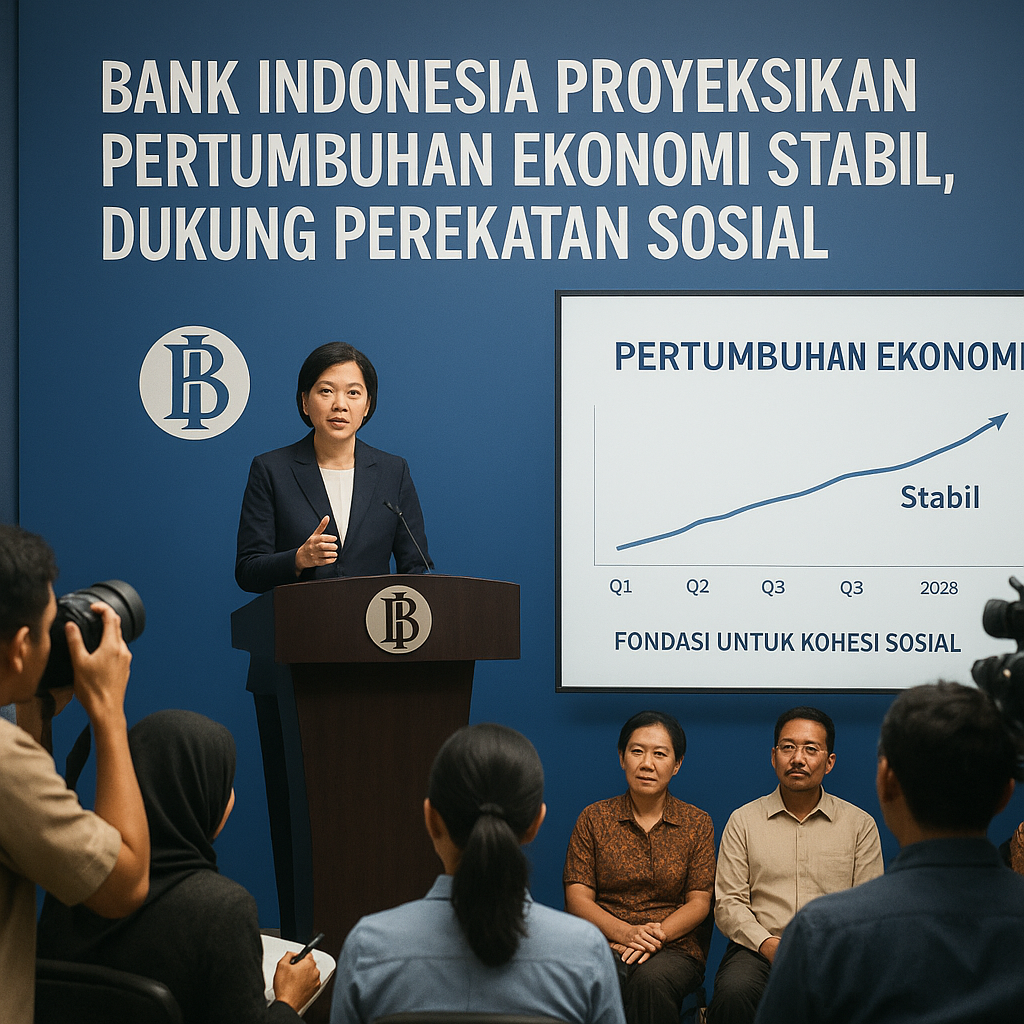 Bank Indonesia Proyeksikan Pertumbuhan Ekonomi Stabil, Dukung Perekatan Sosial