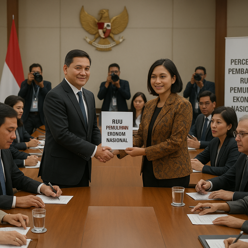 Pemerintah dan DPR Sepakat Percepat Pembahasan RUU Pemulihan Ekonomi Nasional