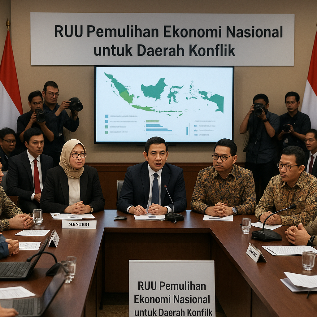 Pemerintah dan DPR Bahas RUU Pemulihan Ekonomi Nasional untuk Daerah Konflik