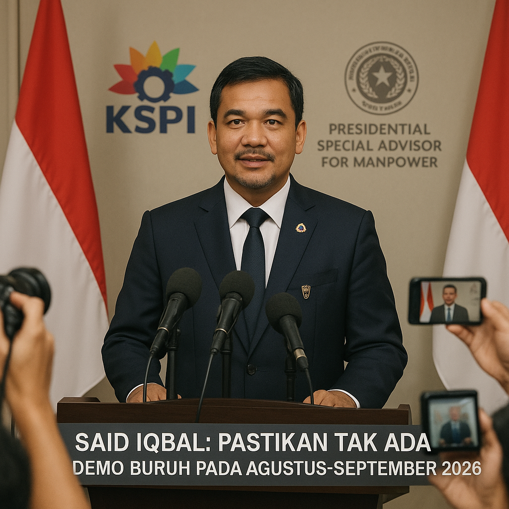 Said Iqbal Pastikan Tak Ada Demo Buruh pada Agustus-September 2026