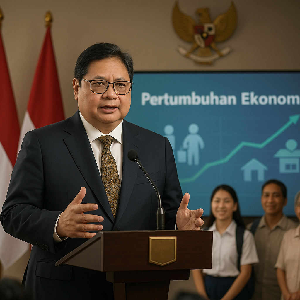 Menko Airlangga: Ekonomi Tumbuh Positif Jadi Perekat Sosial