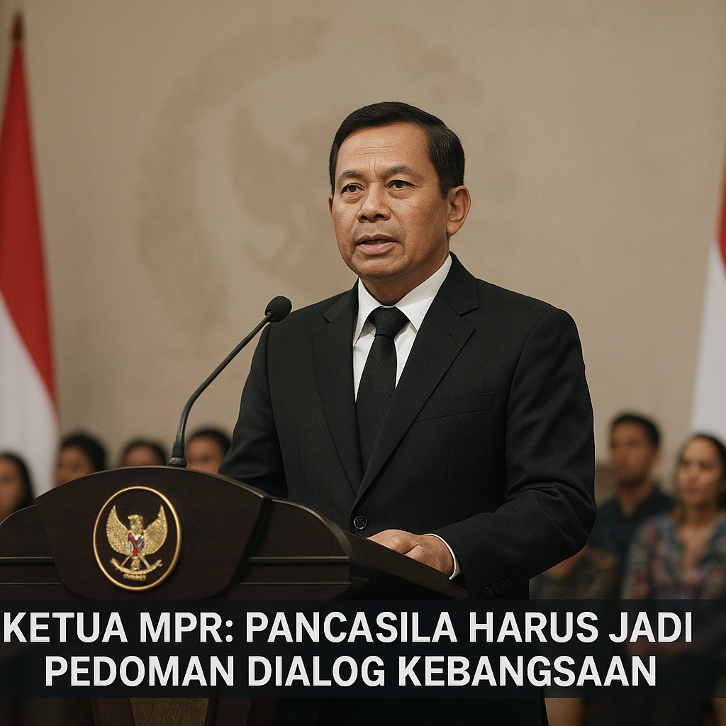 Ketua MPR: Pancasila Harus Jadi Pedoman Dialog Kebangsaan