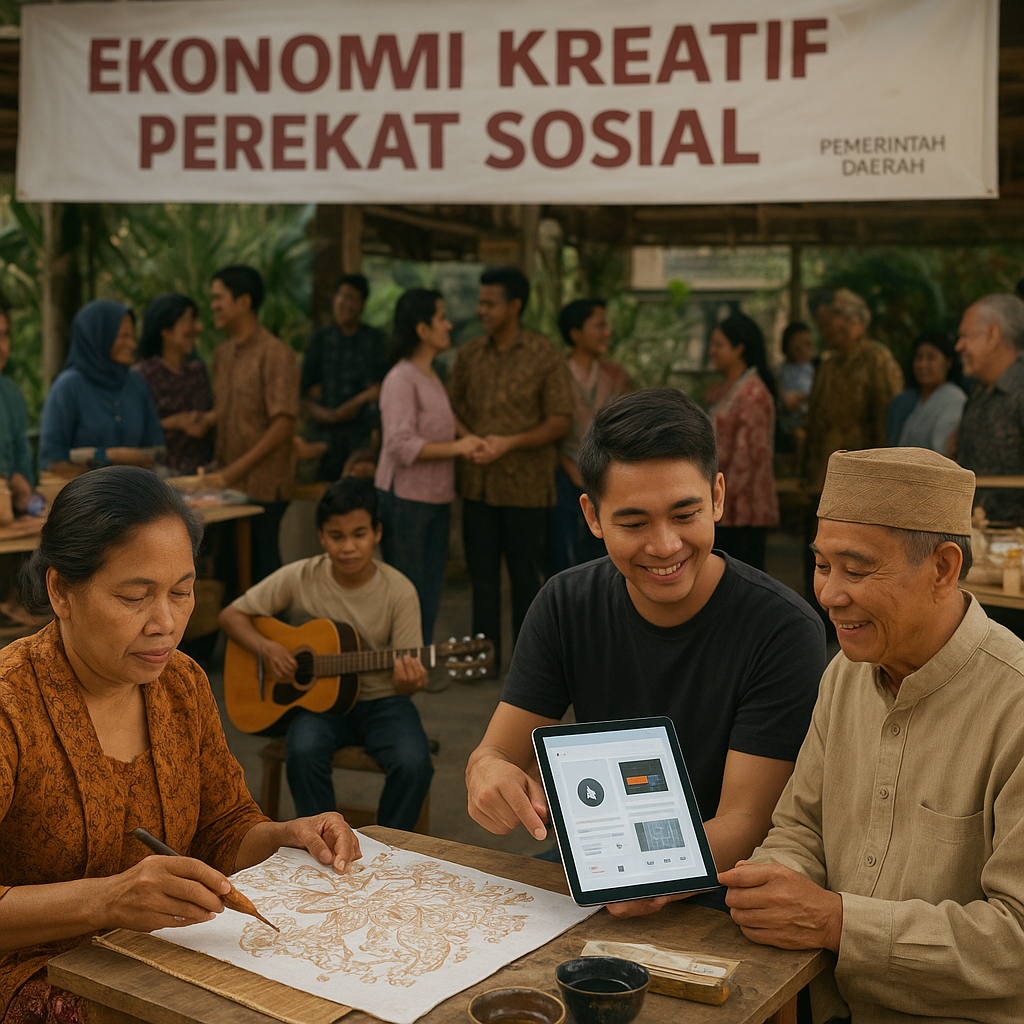 Pemerintah Dorong Peran Ekonomi Kreatif sebagai Perekat Sosial di Daerah