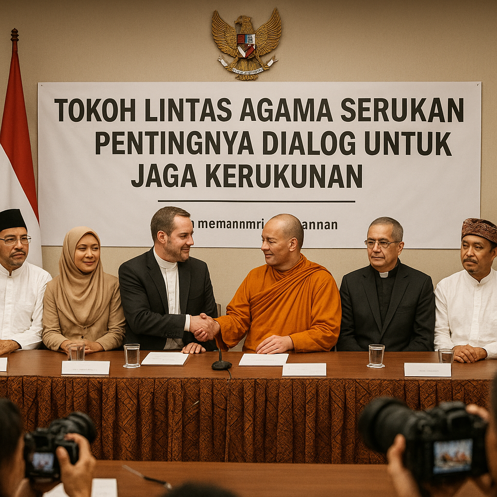 Tokoh Lintas Agama Serukan Pentingnya Dialog untuk Jaga Kerukunan