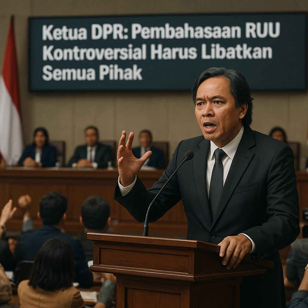 Ketua DPR: Pembahasan RUU Kontroversial Harus Libatkan Semua Pihak
