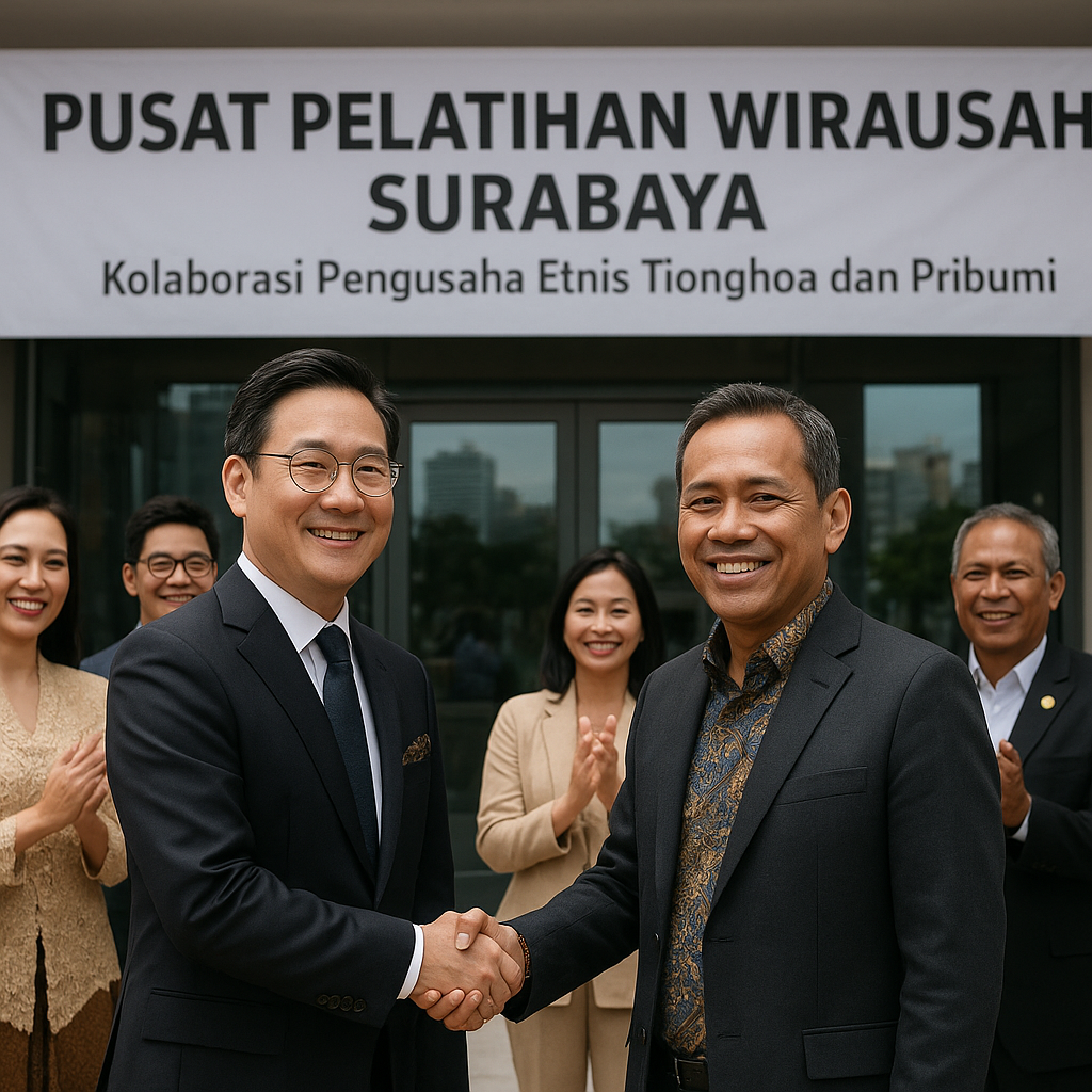 Pengusaha Etnis Tionghoa dan Pribumi Kolaborasi Bangun Pusat Pelatihan Wirausaha di Surabaya