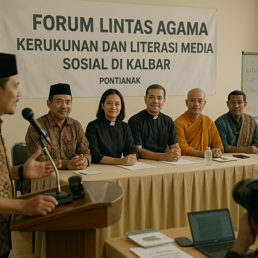 Forum Lintas Agama Serukan Kerukunan dan Kecerdasan Bermedia Sosial di Kalbar