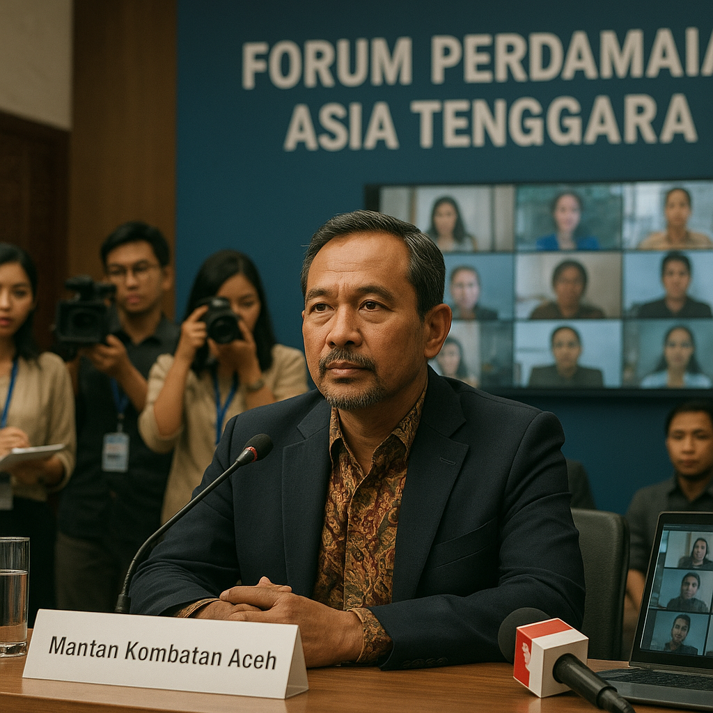 Mantan Kombatan Aceh Bagikan Pengalaman di Forum Perdamaian Asia Tenggara