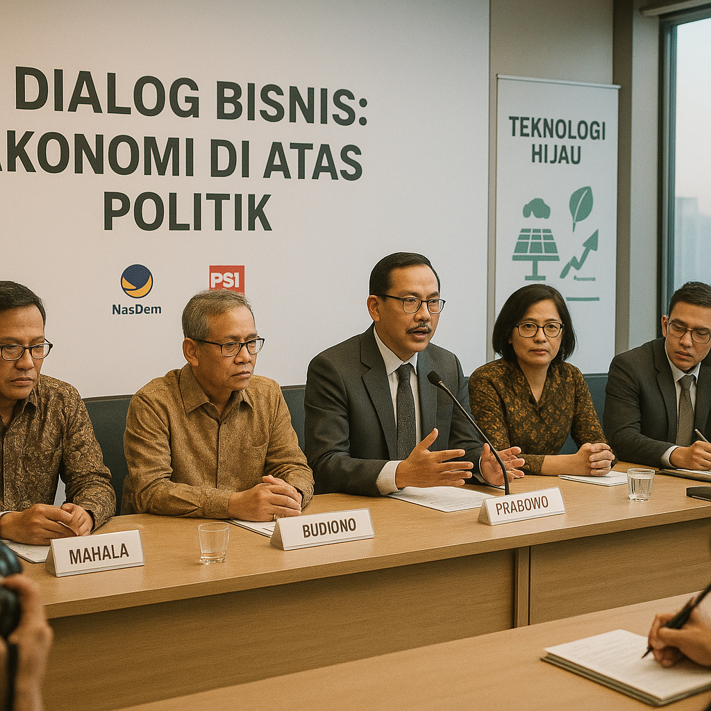 Pengusaha NasDem dan PSI Gelar Dialog Bisnis, Tekankan Ekonomi di Atas Politik