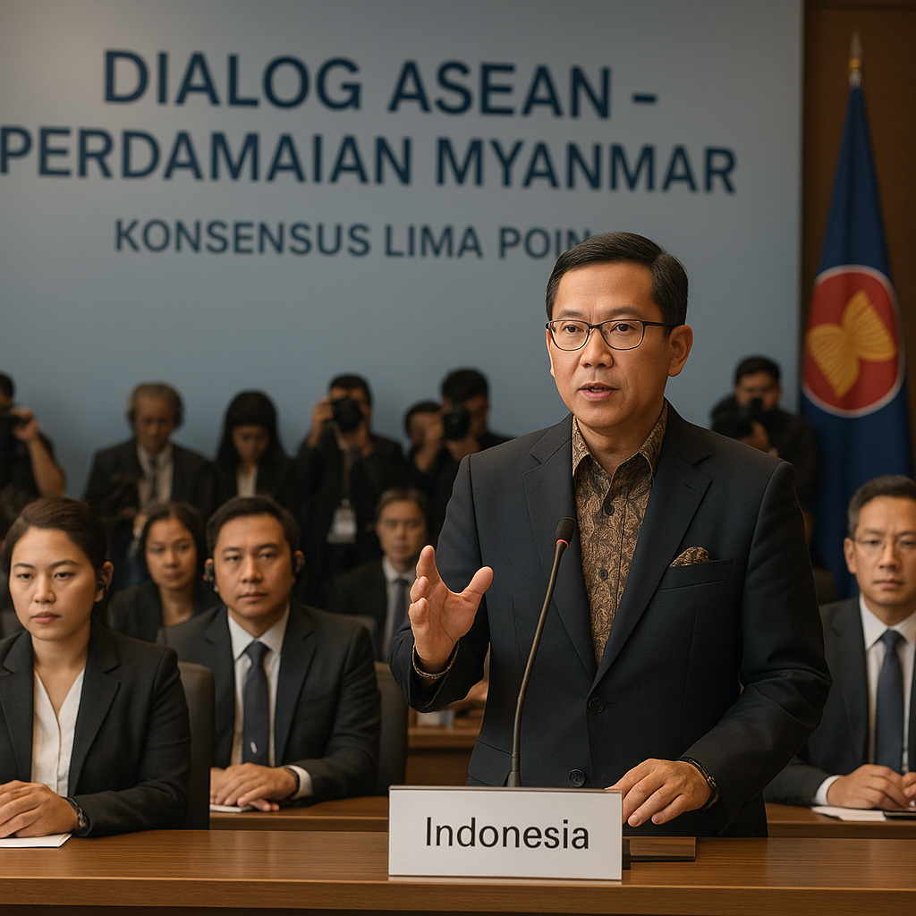 Hadiri Dialog ASEAN, RI Tegaskan Siap Bantu Myanmar Capai Perdamaian