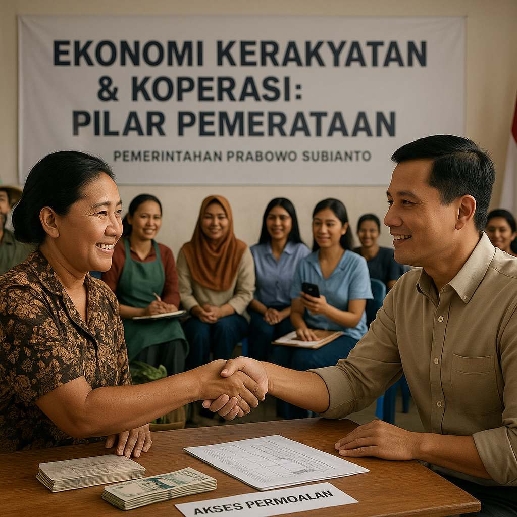Ekonomi Kerakyatan dan Koperasi Dijadikan Pilar Pemerataan di Masa Prabowo