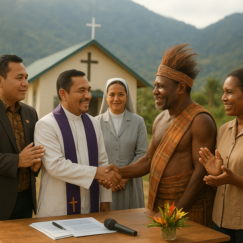 Kemenag Tegaskan Gereja dan Tokoh Agama Sebagai Pilar Perdamaian di Tanah Papua