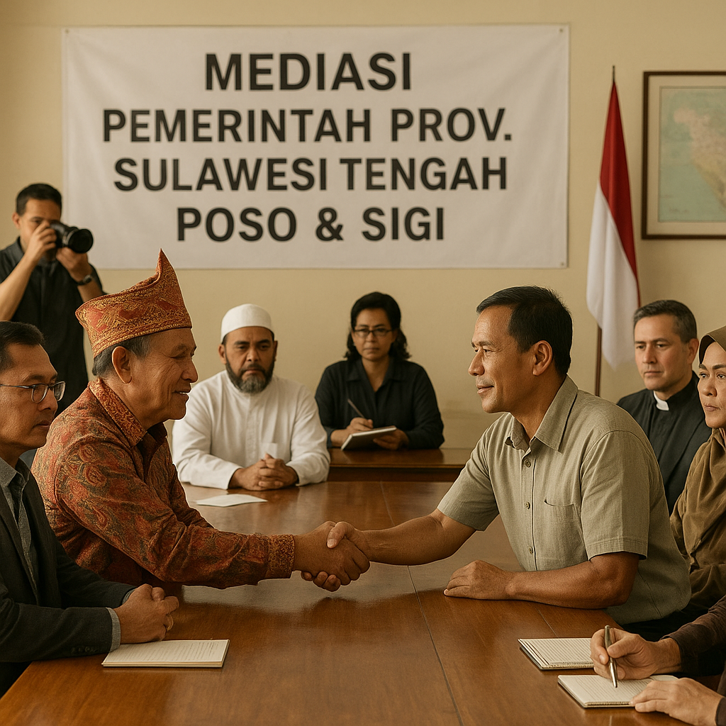 Pemerintah dan Tokoh Masyarakat Sulteng Gelar Mediasi untuk Redakan Ketegangan Pasca Sengketa Lahan