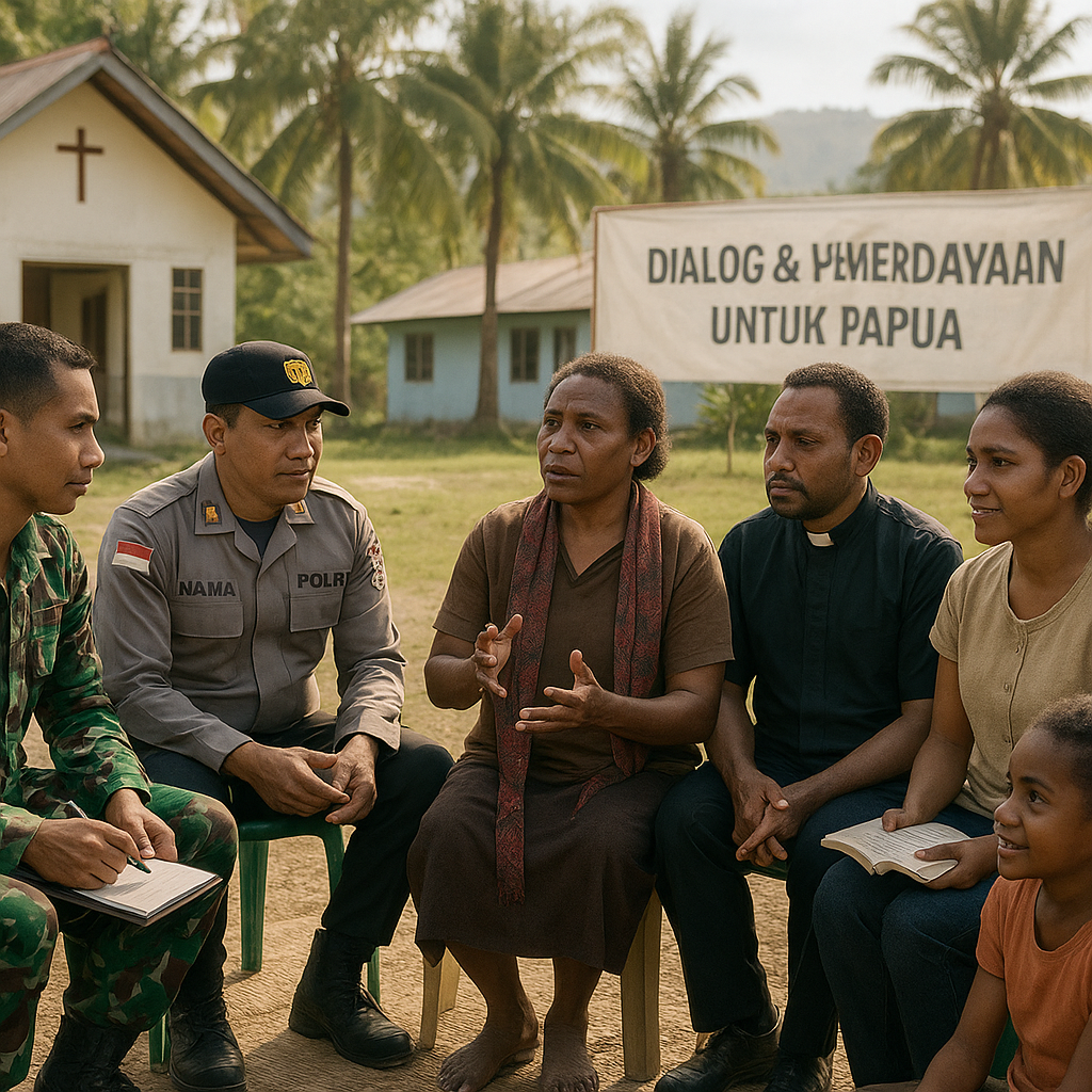 TNI-Polri Perkuat Pendekatan Soft Power dalam Menjaga Keamanan di Papua
