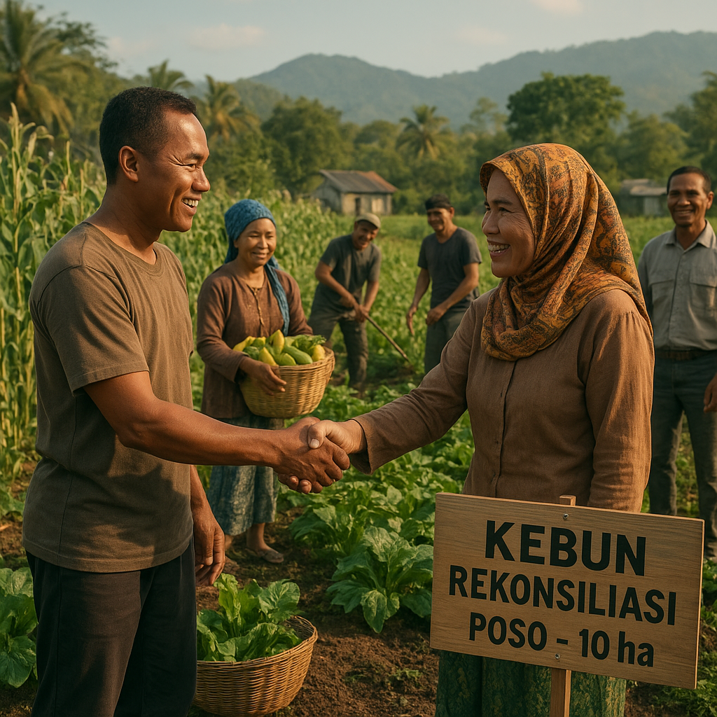 Rekonsiliasi di Poso: Bekas Eks Kombatan & Masyarakat Sipil Bangun Kebun Bersama