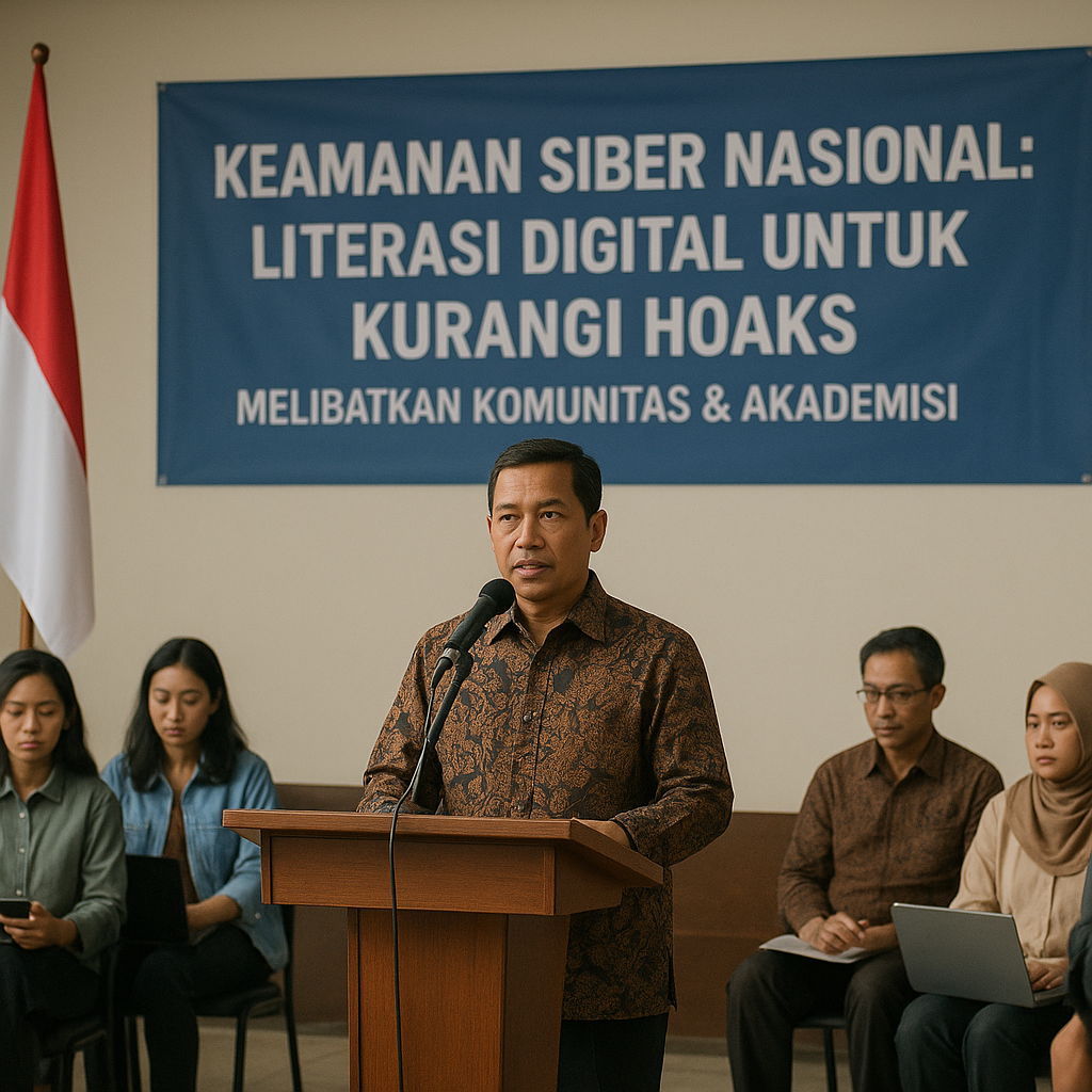 Keamanan Siber Nasional: Pemerintah Dorong Literasi Digital untuk Kurangi Hoaks