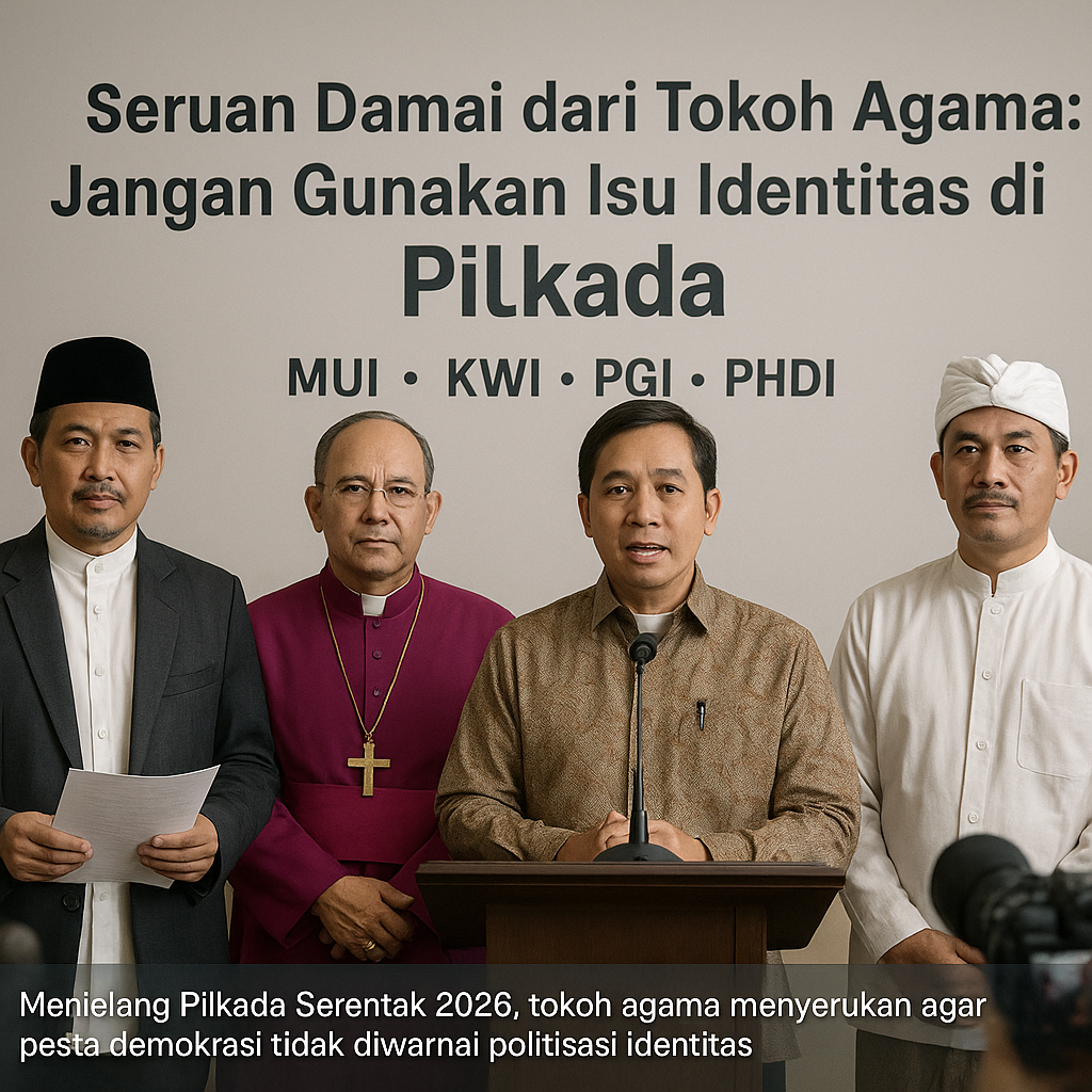 Seruan Damai dari Tokoh Agama: Jangan Gunakan Isu Identitas di Pilkada