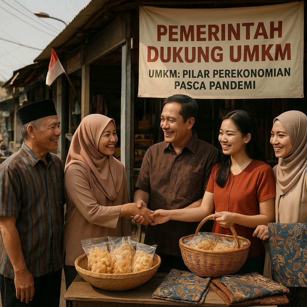 Pemerintah Dorong UMKM Jadi Pilar Perekonomian dan Perekat Sosial Pasca Pandemi